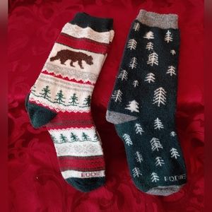 Eddie Bauer Socks, 2 pair, Size small